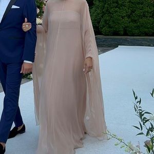 Beige Gown Valentino fits a size 4/6
